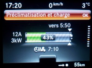 plus 12h de charge pour la smart EQ fortwo ?