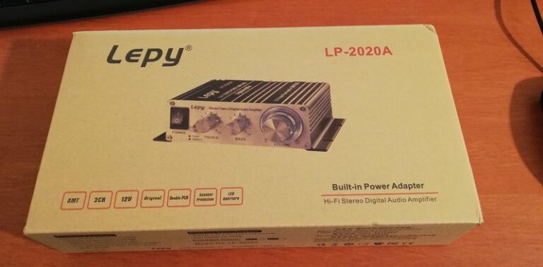 Amplificateur Audio Lepy LP-2024A+ - 20W X 2 - Alimentation 3A - Pour Voiture Et Maison - Argent/Noir