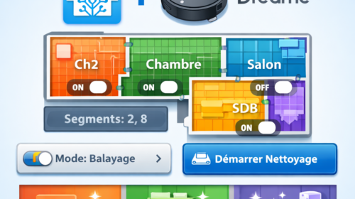 Séquence de pièces pour Dreame